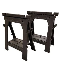 Kobalt 2 -Pack 27-in W X 32-in H Plastic Saw Horse ( 1000-lb Capacity)