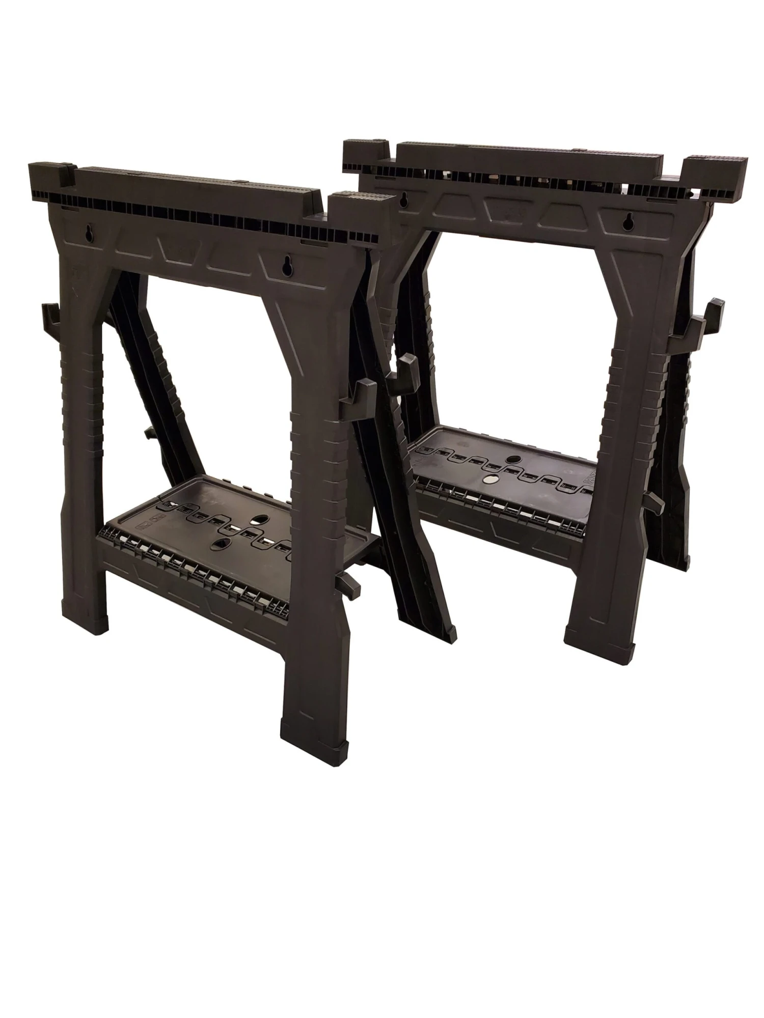 Kobalt 2 -Pack 27-in W X 32-in H Plastic Saw Horse ( 1000-lb Capacity) 1 Kobalt 2 -Pack 27-in W X 32-in H Plastic Saw Horse ( 1000-lb Capacity)