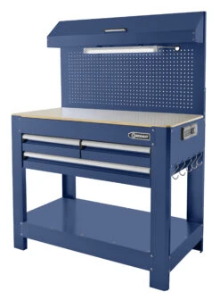 Kobalt 45-in L X 36-in H 3 -Drawers Cobalt Blue Wood Work Bench
