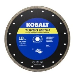 Kobalt CTM10P 10-in Wet Continuous Rim Diamond Saw Blade