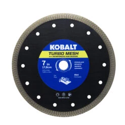Kobalt CTM07P 7-in Wet Turbo Rim Diamond Saw Blade