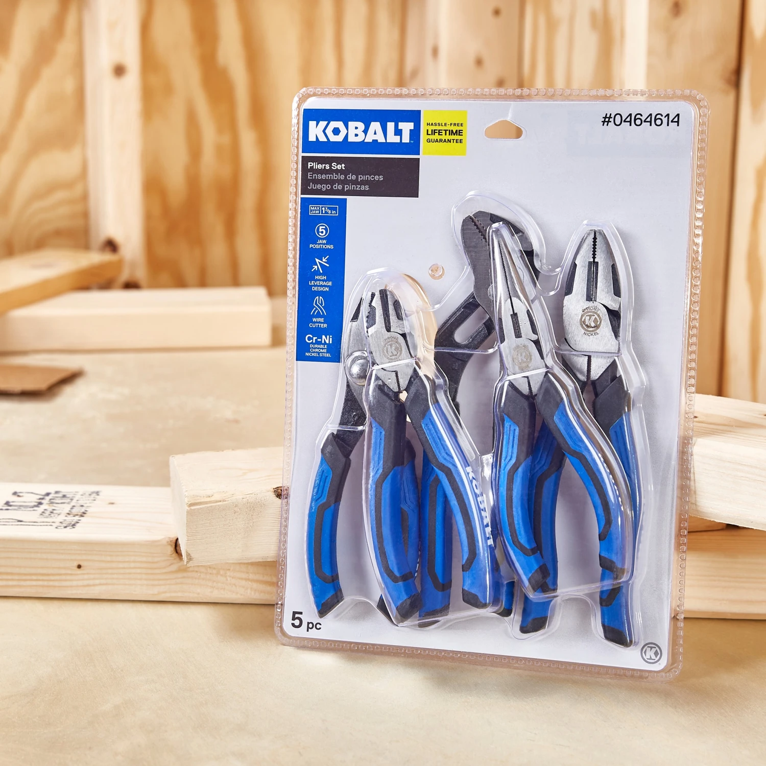 Kobalt Assorted Pliers 5 -Piece 3 Kobalt Assorted Pliers 5 -Piece - Image 3