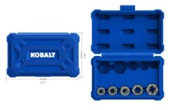 Kobalt 5 -Pack Metric And Standard (SAE) Assorted Drive Bolt Extractor Set