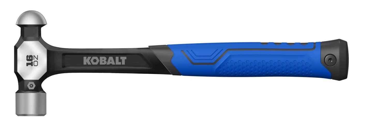 Kobalt 16 -oz Steel Head Steel Handle Ball Peen Hammer 1 Kobalt 16 -oz Steel Head Steel Handle Ball Peen Hammer