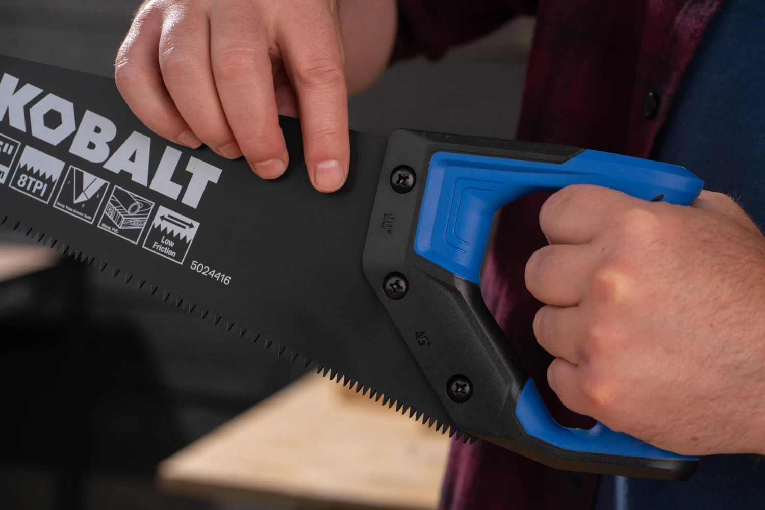 Kobalt 15-in Coarse Cut Hand Saw 4 Kobalt 15-in Coarse Cut Hand Saw - Image 4