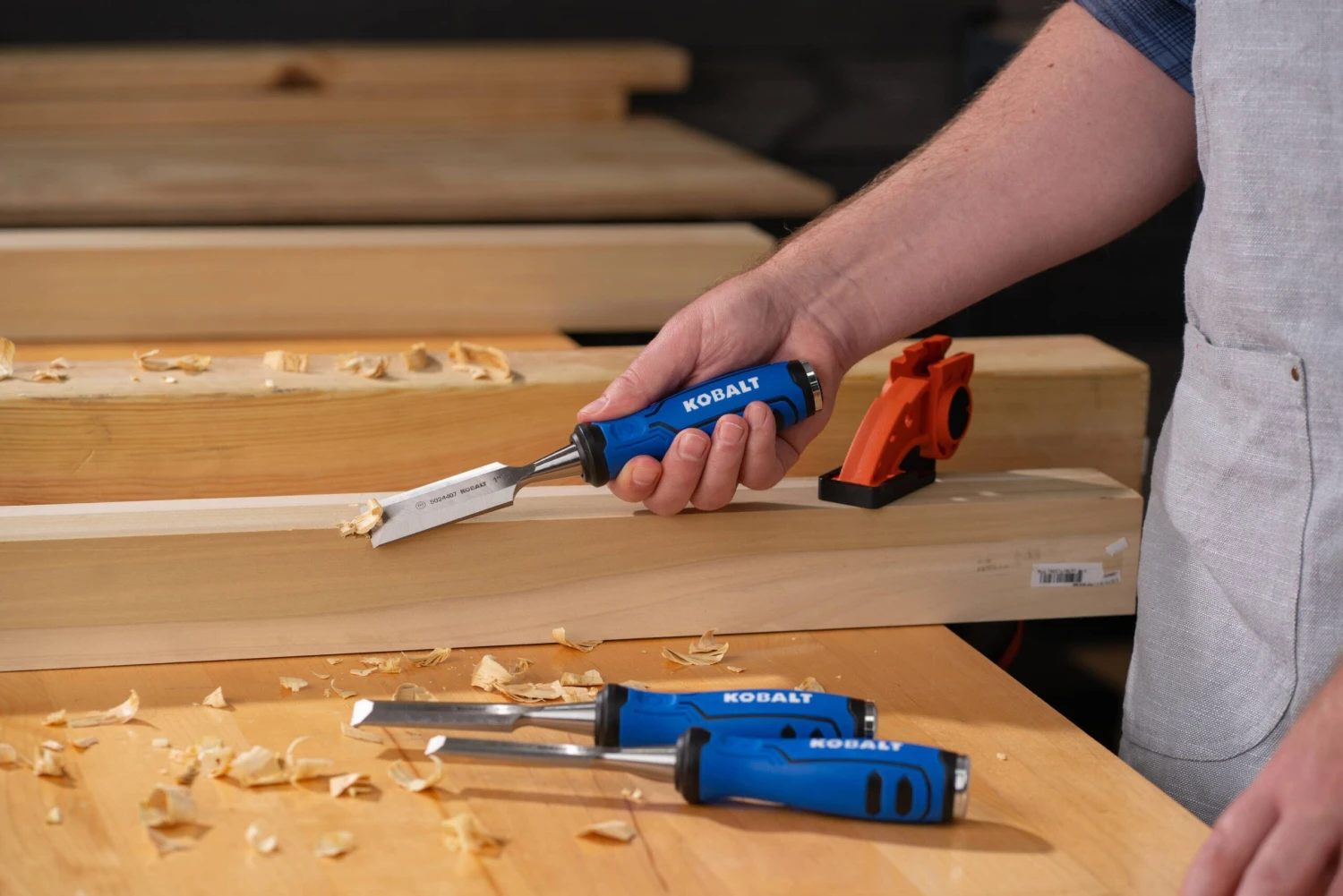 Kobalt 3 -Pack Woodworking Chisel Set 3 Kobalt 3 -Pack Woodworking Chisel Set - Image 3