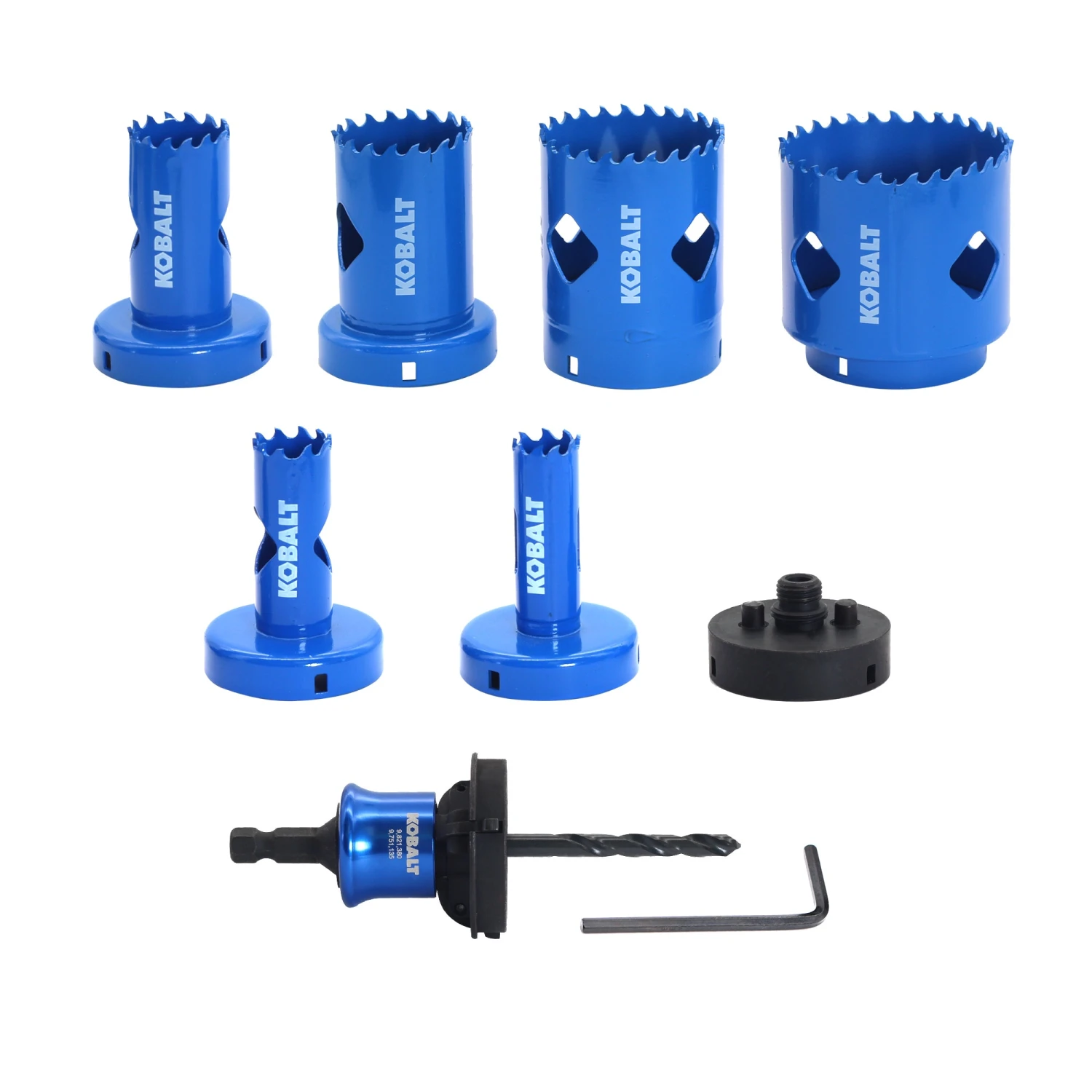 Kobalt Bi-metal Non-arbored Hole Saw Kit Set With Hard Case 1 Kobalt Bi-metal Non-arbored Hole Saw Kit Set With Hard Case