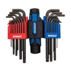 Kobalt Assorted Metric And Standard (SAE) 22 -Pieces Ball End Hex Key Set
