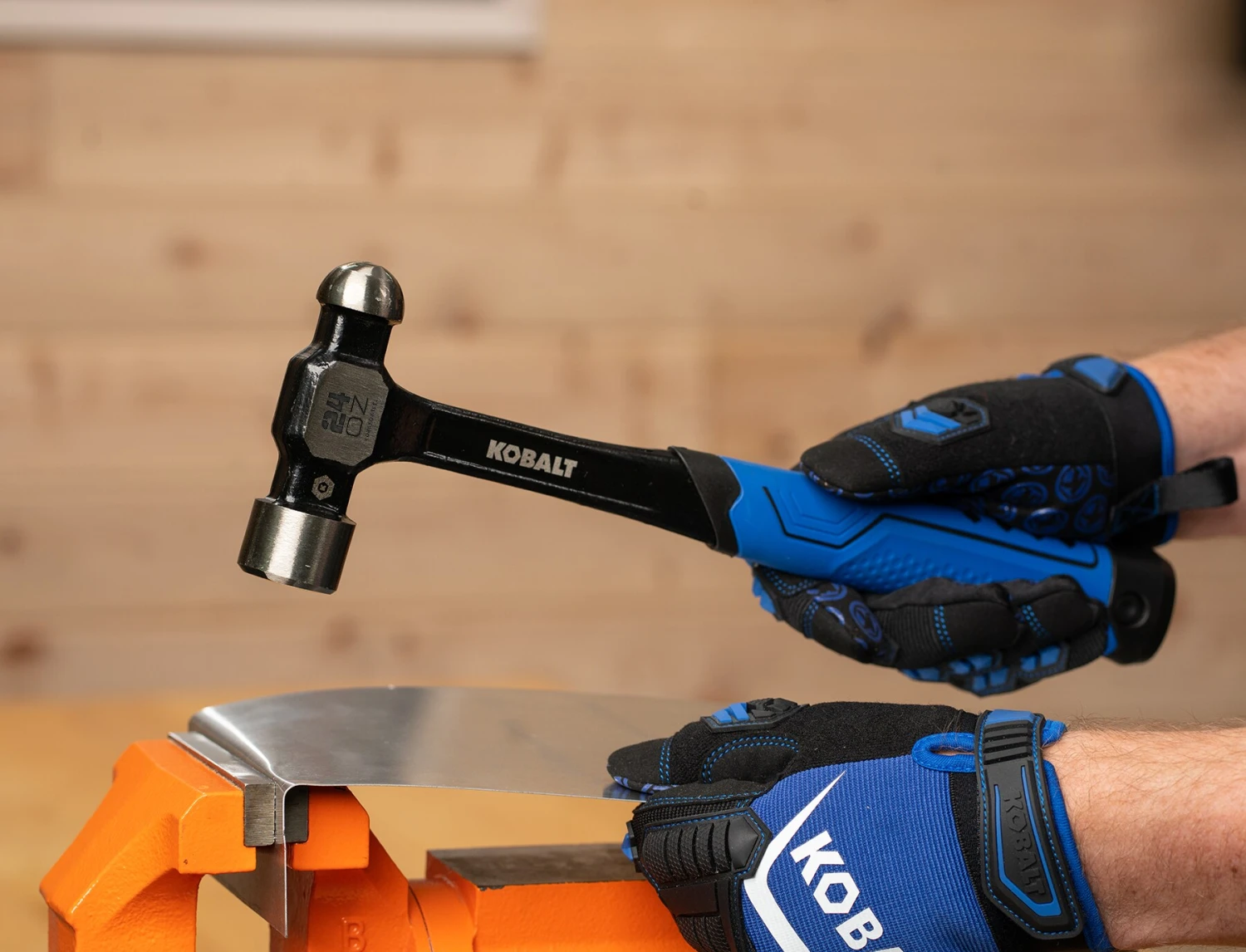 Kobalt 24 -oz Steel Head Steel Handle Ball Peen Hammer 5 Kobalt 24 -oz Steel Head Steel Handle Ball Peen Hammer - Image 5