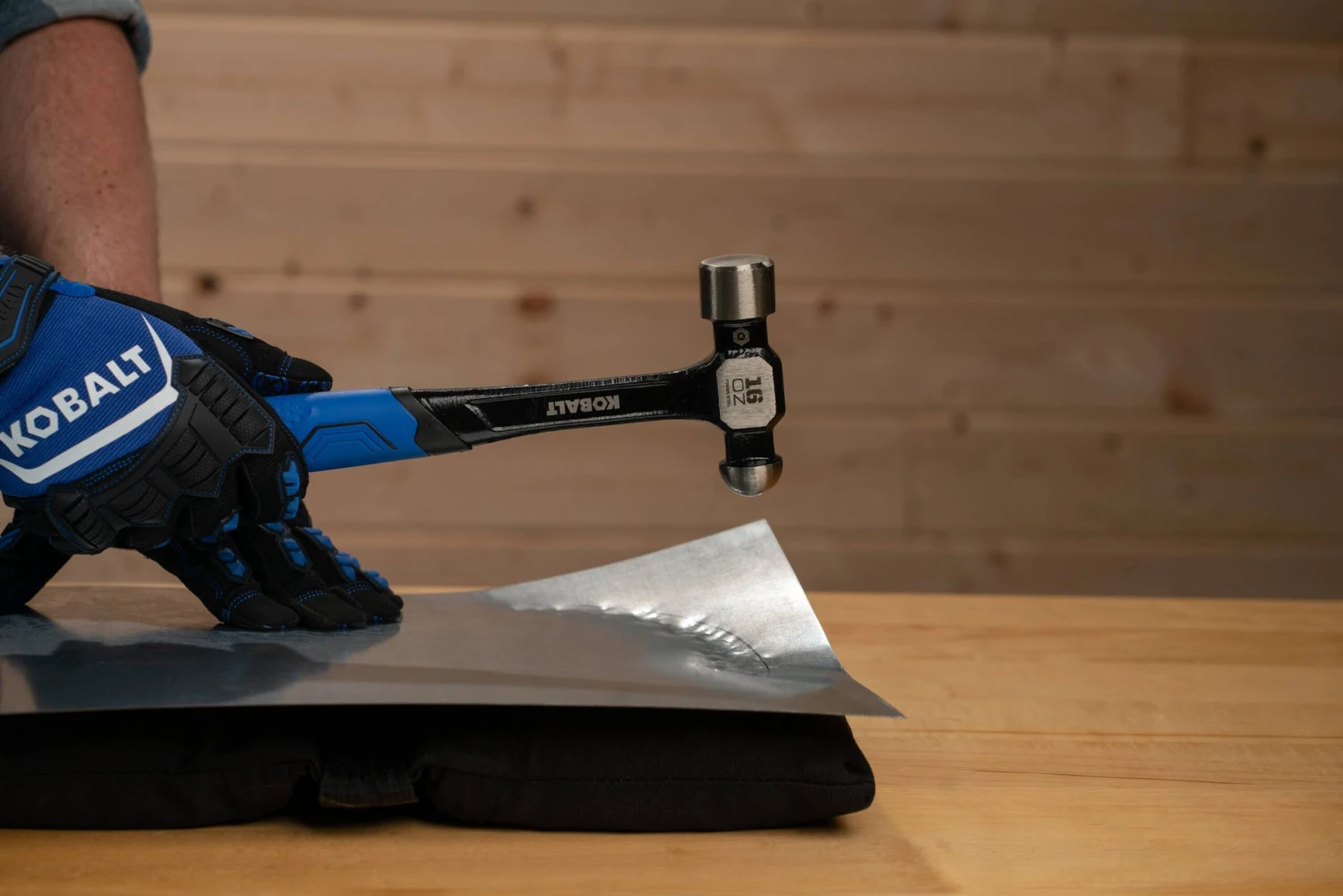 Kobalt 16 -oz Steel Head Steel Handle Ball Peen Hammer 4 Kobalt 16 -oz Steel Head Steel Handle Ball Peen Hammer - Image 4