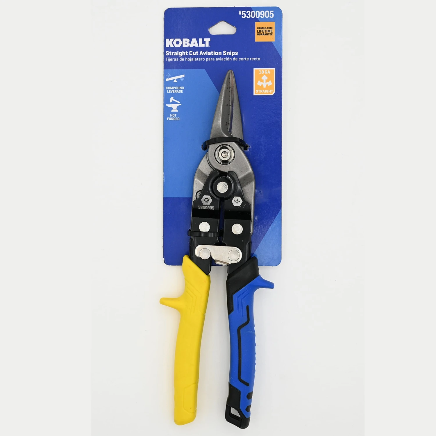 Kobalt 60Crv Straight Cut Snips 2 Kobalt 60Crv Straight Cut Snips - Image 2