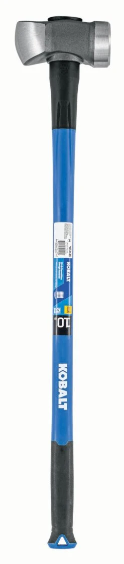 Kobalt 10 -lb Steel Head Fiberglass Handle Demolition Sledge Hammer