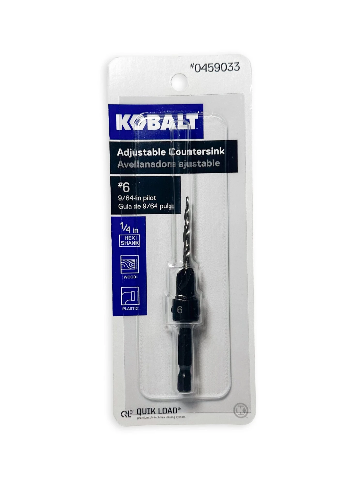 Kobalt Left Handed/Right Handed 9/64-in 3.55mm #6 X Standard High-speed Steel Countersink Twist Drill Bit 2 Kobalt Left Handed/Right Handed 9/64-in 3.55mm #6 X Standard High-speed Steel Countersink Twist Drill Bit - Image 2