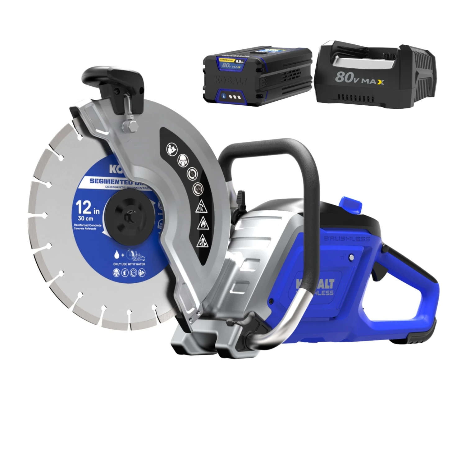 Kobalt 12-in Cordless Concrete Saw 1 Kobalt 12-in Cordless Concrete Saw