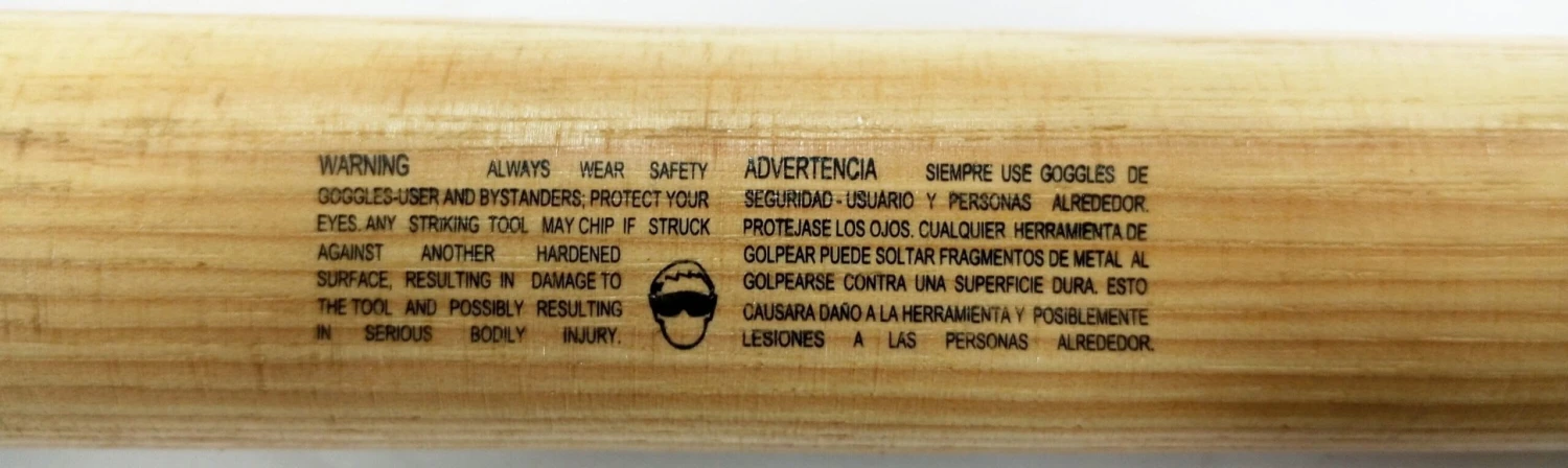 Kobalt 8 -lb Steel Head Wood Handle Engineering Sledge Hammer 4 Kobalt 8 -lb Steel Head Wood Handle Engineering Sledge Hammer - Image 4