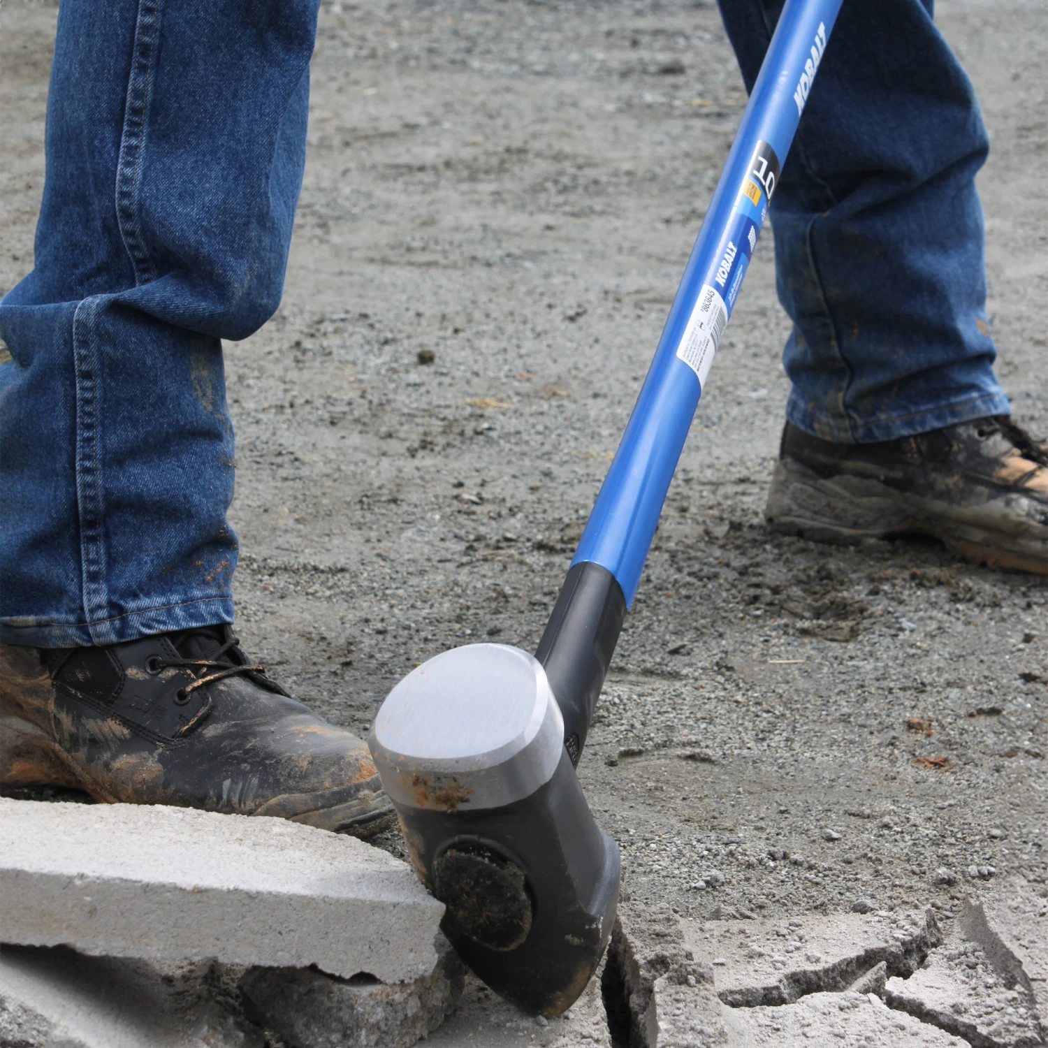 Kobalt 10 -lb Steel Head Fiberglass Handle Demolition Sledge Hammer 11 Kobalt 10 -lb Steel Head Fiberglass Handle Demolition Sledge Hammer - Image 11