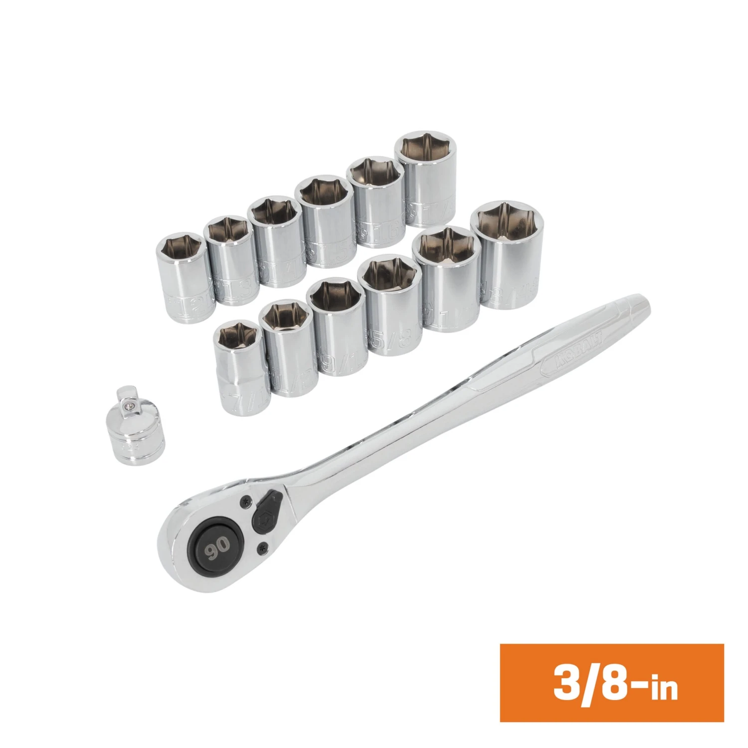 Kobalt 46 -Piece Standard (SAE) And Metric Mechanics Tool Set With Hard Case 5 Kobalt 46 -Piece Standard (SAE) And Metric Mechanics Tool Set With Hard Case - Image 5