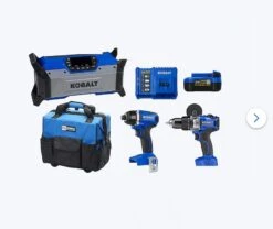 Homepage 28 Kobalt 24-volt 3-Tool Brushless Power Tool Combo Kit With Soft Rolling Case (1-Battery Included And Charger Included)