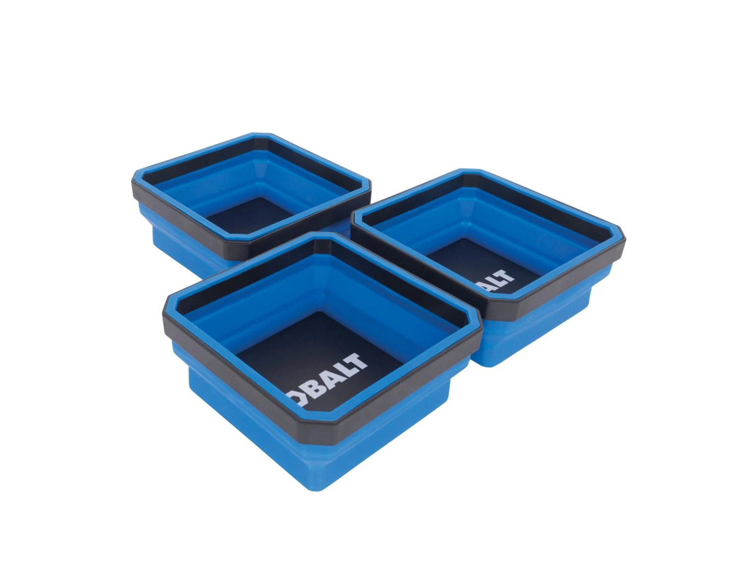 Kobalt Silicone Storage Tray 3 Magnetic Collapsible Parts Trays 8 Kobalt Silicone Storage Tray 3 Magnetic Collapsible Parts Trays - Image 8