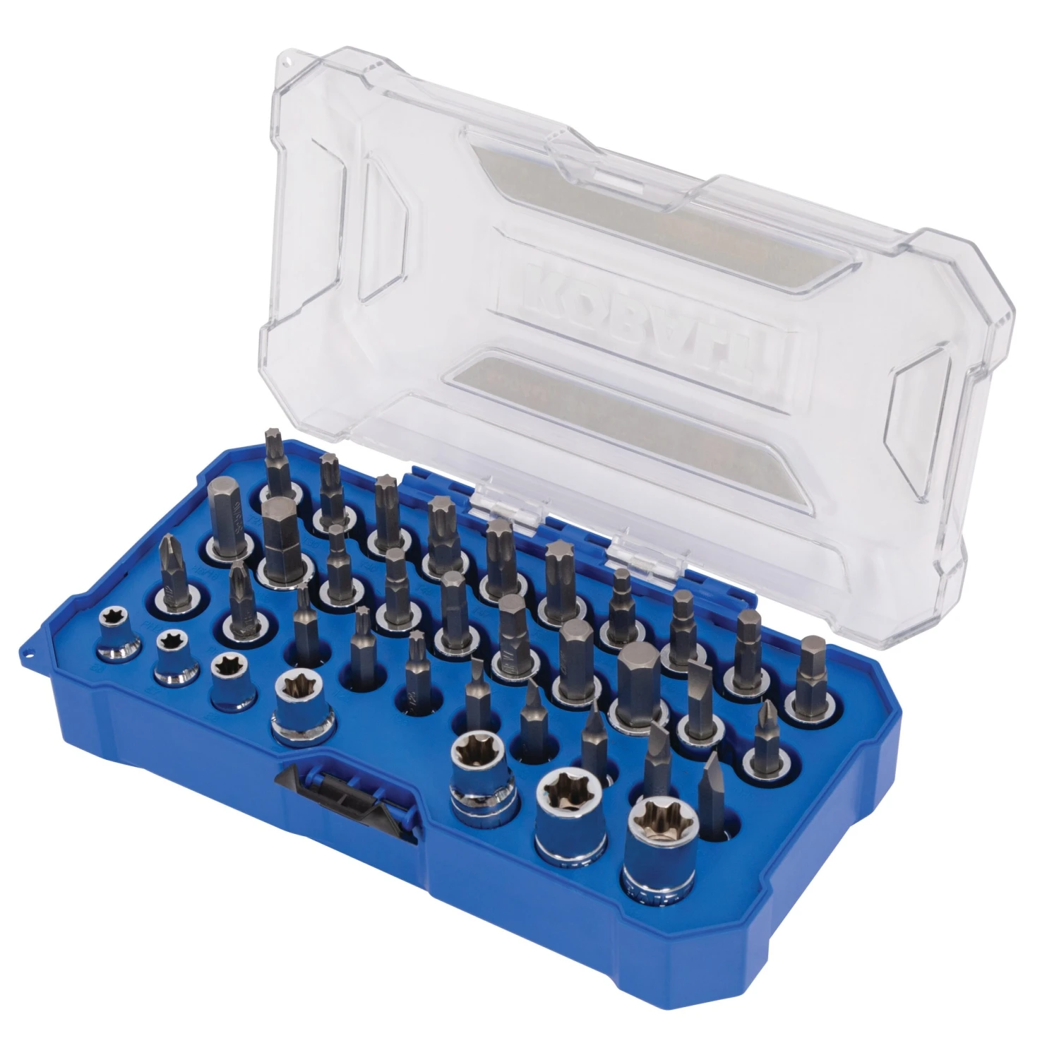 Kobalt 37 -Piece 1/4-in 3/8-in Drive Set Flathead/Hex/Phillips/Torx Bit Driver Socket Set 2 Kobalt 37 -Piece 1/4-in 3/8-in Drive Set Flathead/Hex/Phillips/Torx Bit Driver Socket Set - Image 2