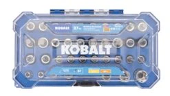 Kobalt 37 -Piece 1/4-in 3/8-in Drive Set Flathead/Hex/Phillips/Torx Bit Driver Socket Set