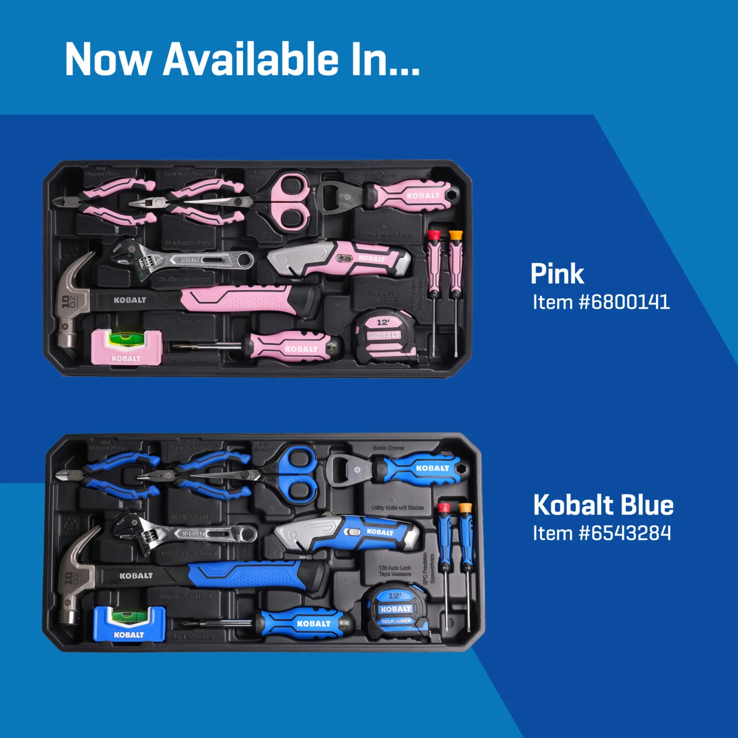 Kobalt 20 -Piece Pink Household Tool Set With Hard Case 4 Kobalt 20 -Piece Pink Household Tool Set With Hard Case - Image 4