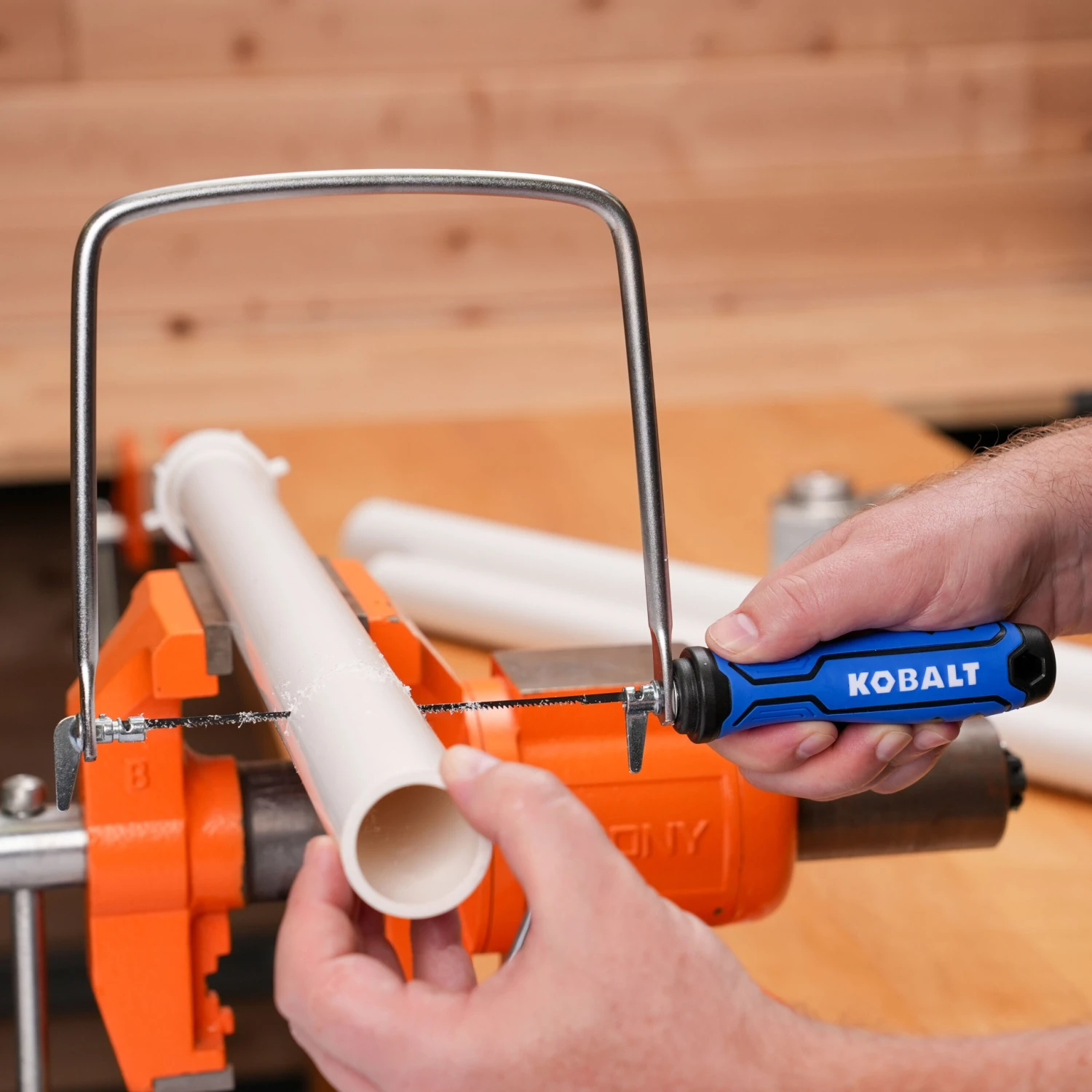 Kobalt 6-in Fine Finish Cut Coping Saw 4 Kobalt 6-in Fine Finish Cut Coping Saw - Image 4