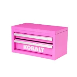 Kobalt Portable Tool Boxes 10.83-in W X 5.91-in H X 5.91-in D 2 -Drawer Hot Pink Steel Tool Box
