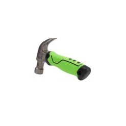Kobalt High-Vis 8 -oz Steel Head Plastic Handle Claw Hammer