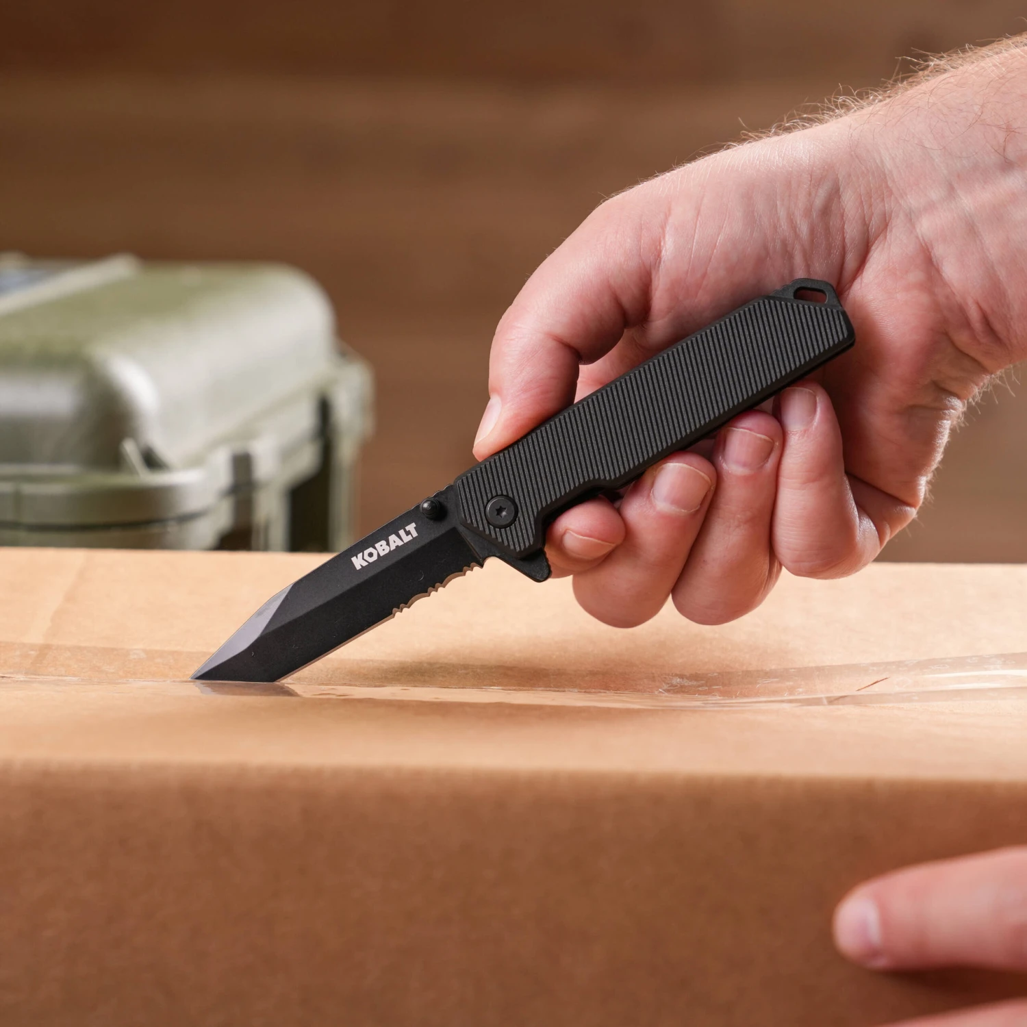 Kobalt 3.5-in Stainless Steel Flip-out Pocket Knife 6 Kobalt 3.5-in Stainless Steel Flip-out Pocket Knife - Image 6